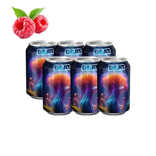 Raspberry Nootropic Brain Drink x 6 cans (Pre-order)